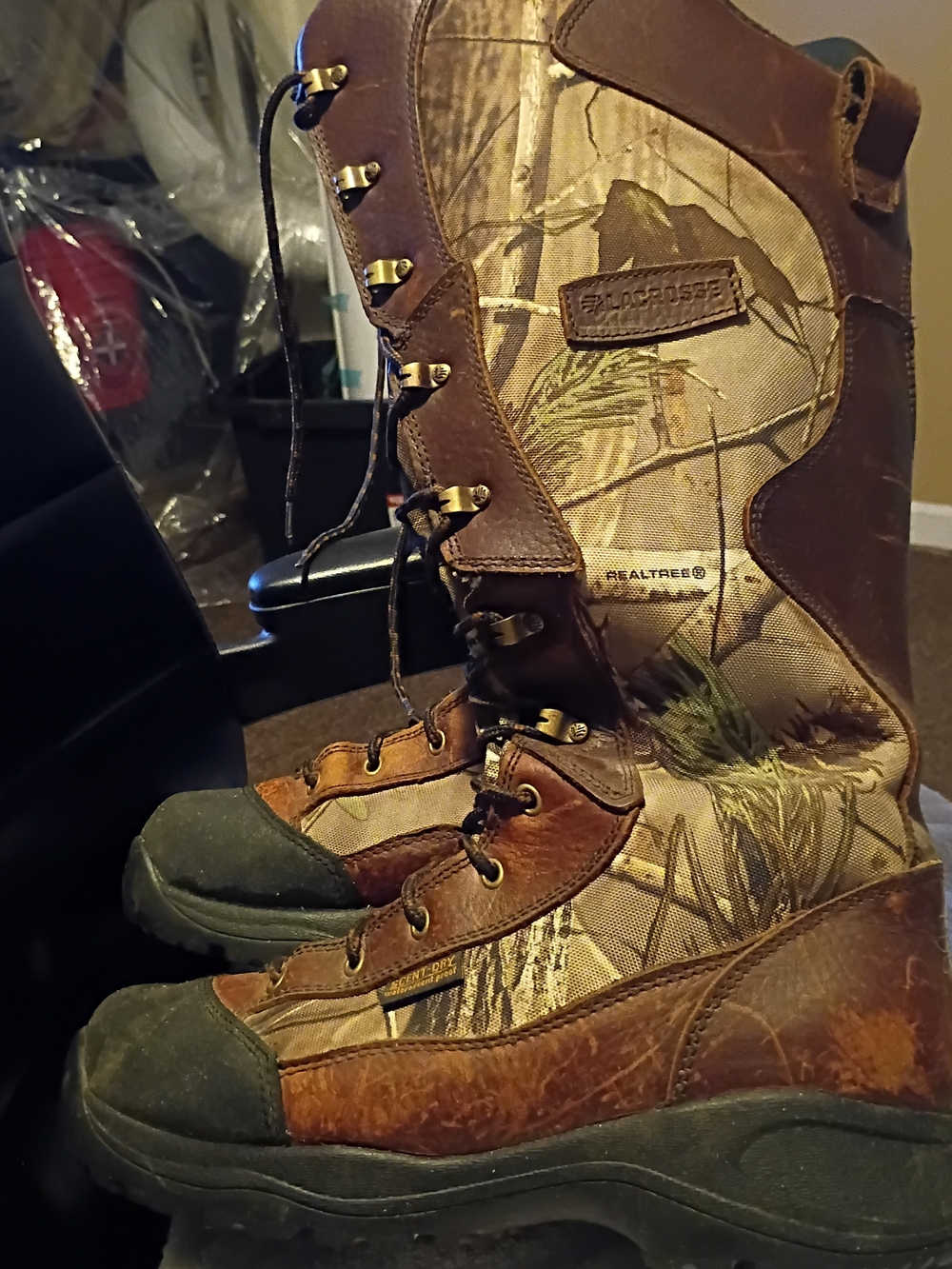 LaCrosse Men's Brown Camouflage Hunting Boots - Picture 6 of 8